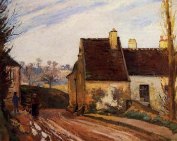 Camille Pissarro : Homes near the Osny